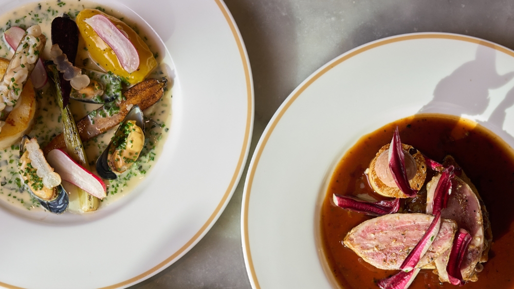 2 Disches at Brasserie Marie