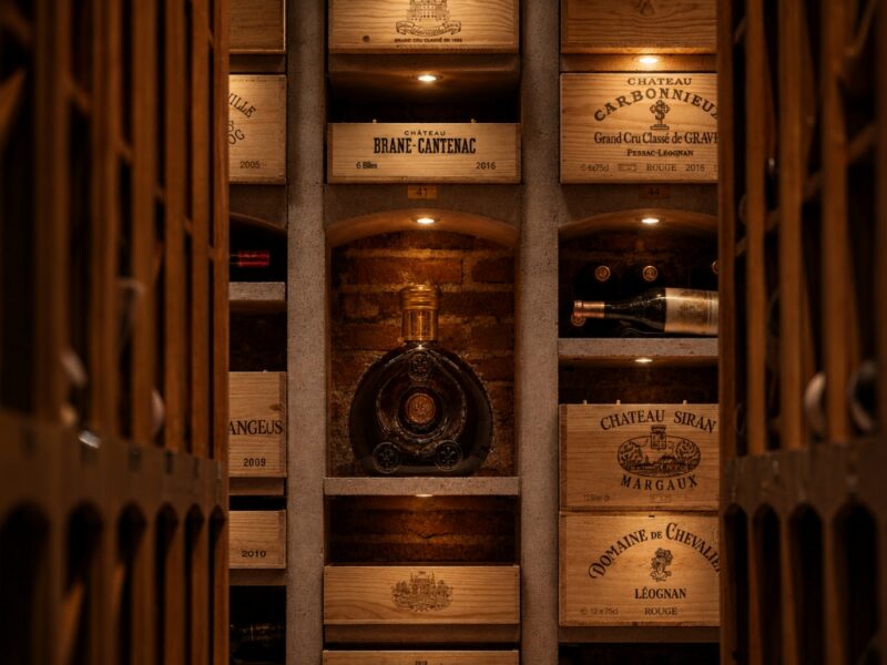 Wine Cellar filled with bottles